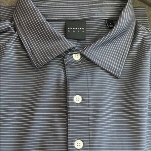 Dunning Men's Navy Striped Casual Shirt